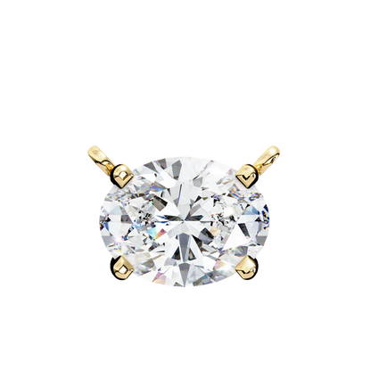 Ovalisse Solitaire Pendant