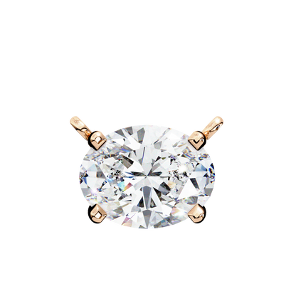 Ovalisse Solitaire Pendant