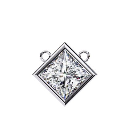 squarence Solitaire Pendant