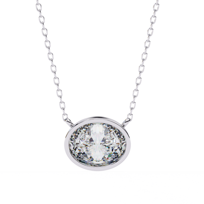 Aura Bazel Solitaire Pendant
