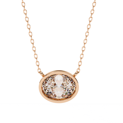 Aura Bazel Solitaire Pendant