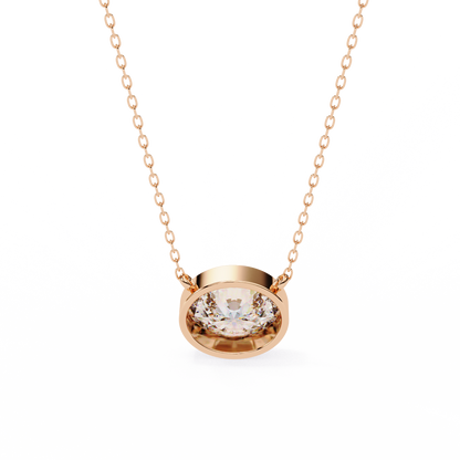 Aura Bazel Solitaire Pendant