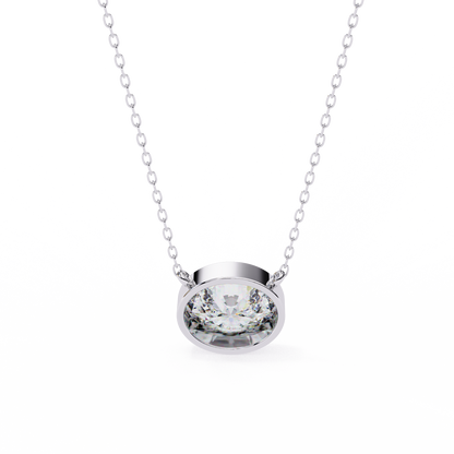 Aura Bazel Solitaire Pendant