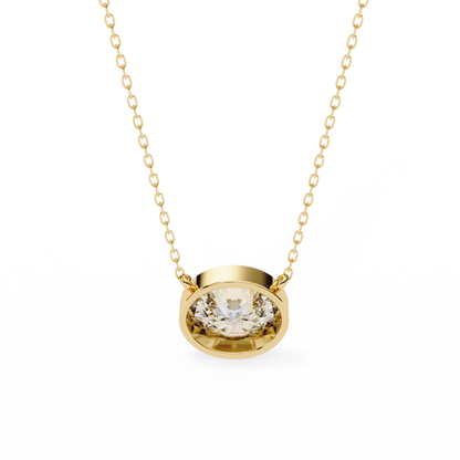Aura Bazel Solitaire Pendant