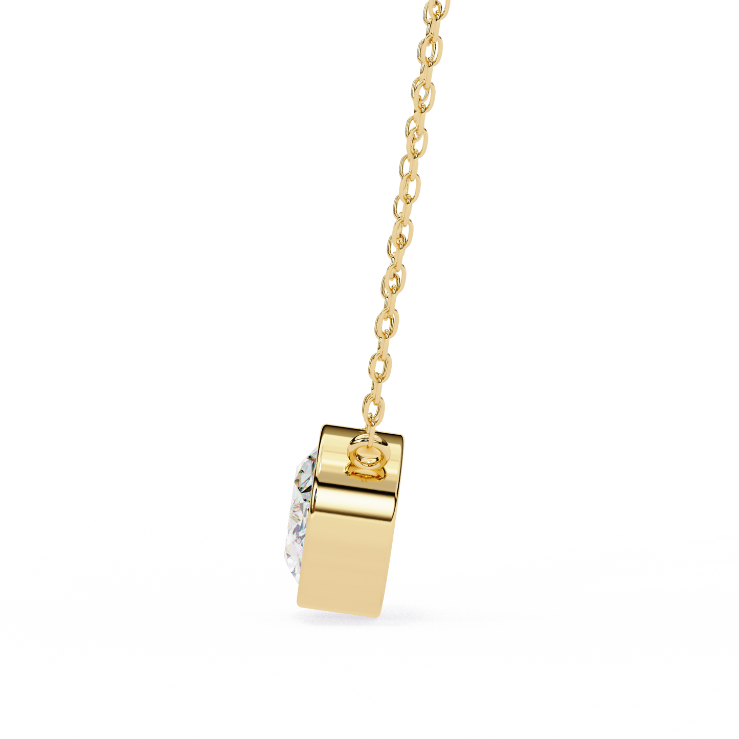 Aura Bazel Solitaire Pendant