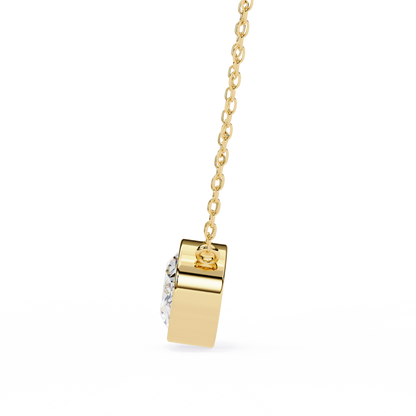 Aura Bazel Solitaire Pendant