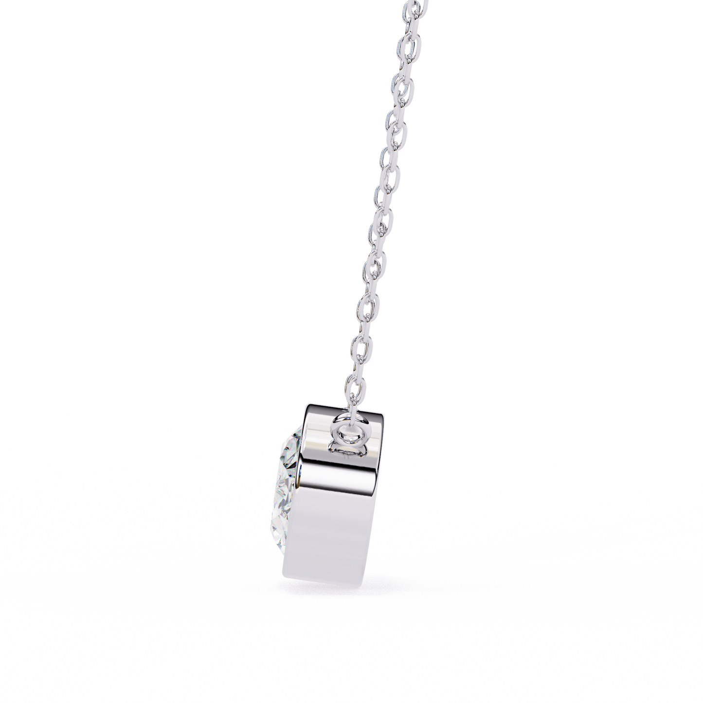 Aura Bazel Solitaire Pendant