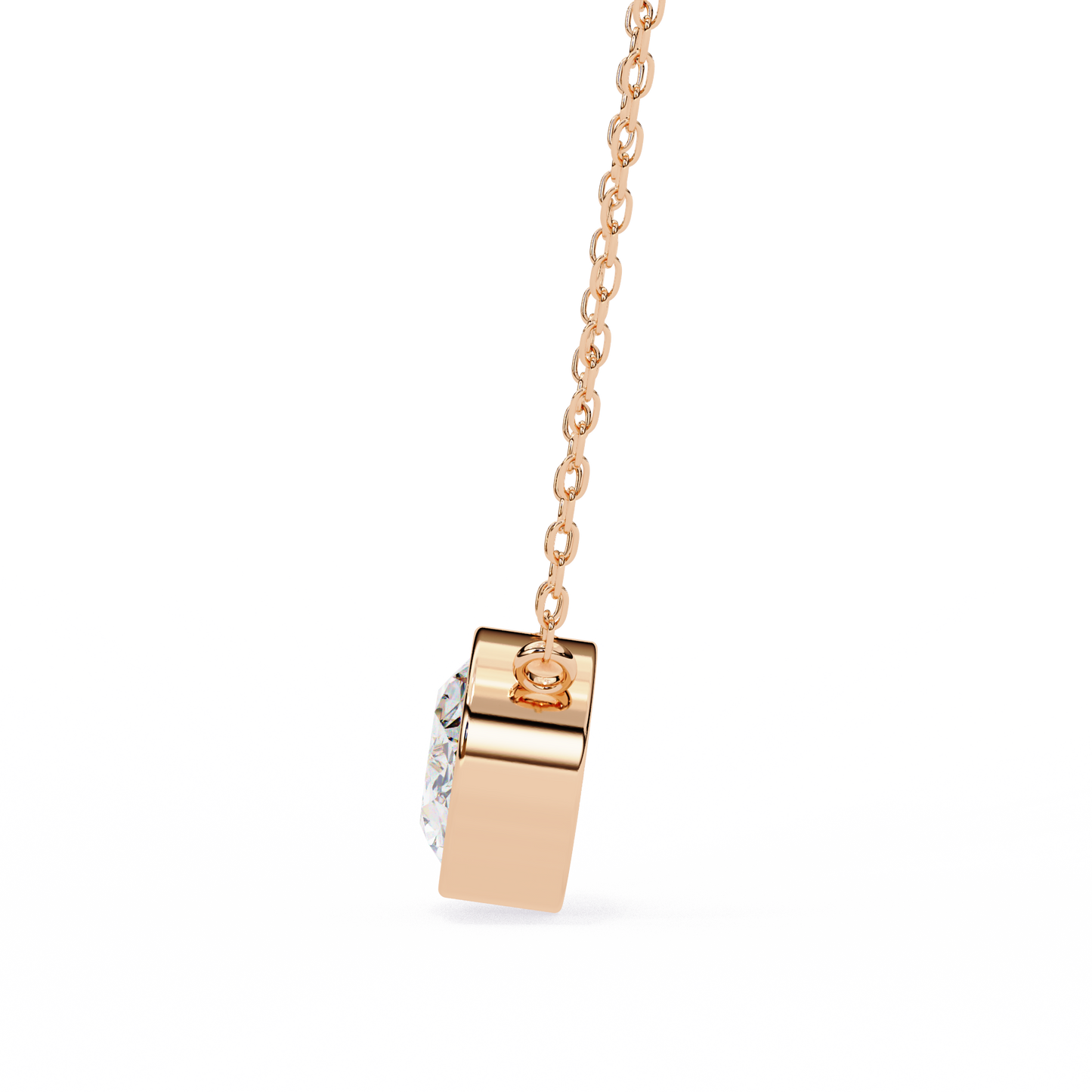 Aura Bazel Solitaire Pendant