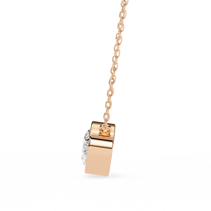 Aura Bazel Solitaire Pendant