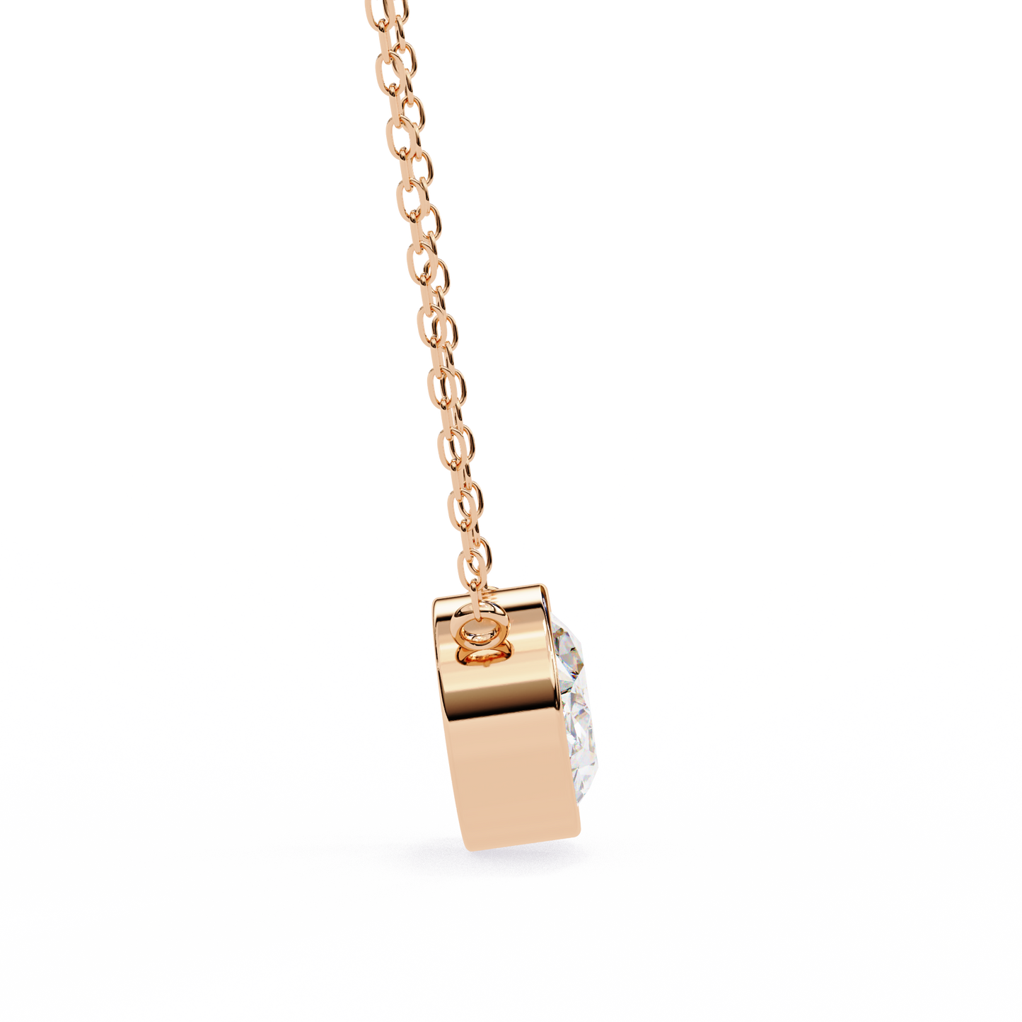 Aura Bazel Solitaire Pendant