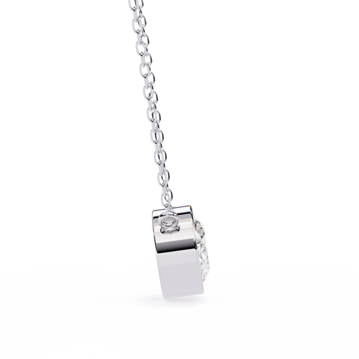 Aura Bazel Solitaire Pendant
