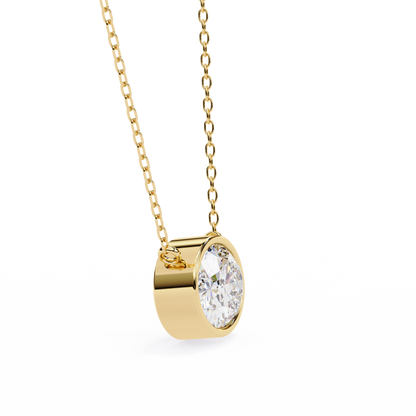 Aura Bazel Solitaire Pendant