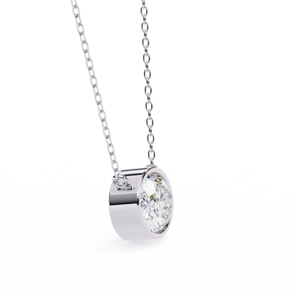 Aura Bazel Solitaire Pendant