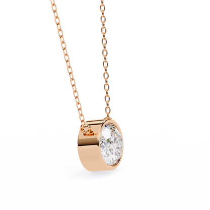 Aura Bazel Solitaire Pendant