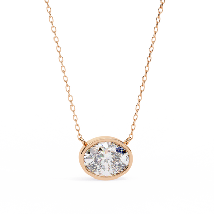 Aura Bazel Solitaire Pendant