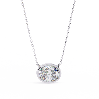 Aura Bazel Solitaire Pendant