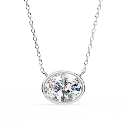 Aura Bazel Solitaire Pendant