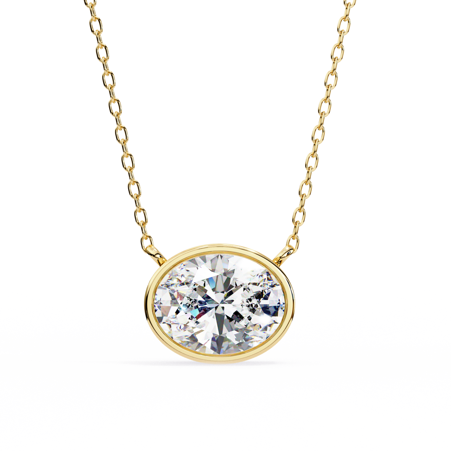 Aura Bazel Solitaire Pendant