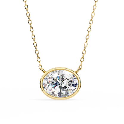 Aura Bazel Solitaire Pendant