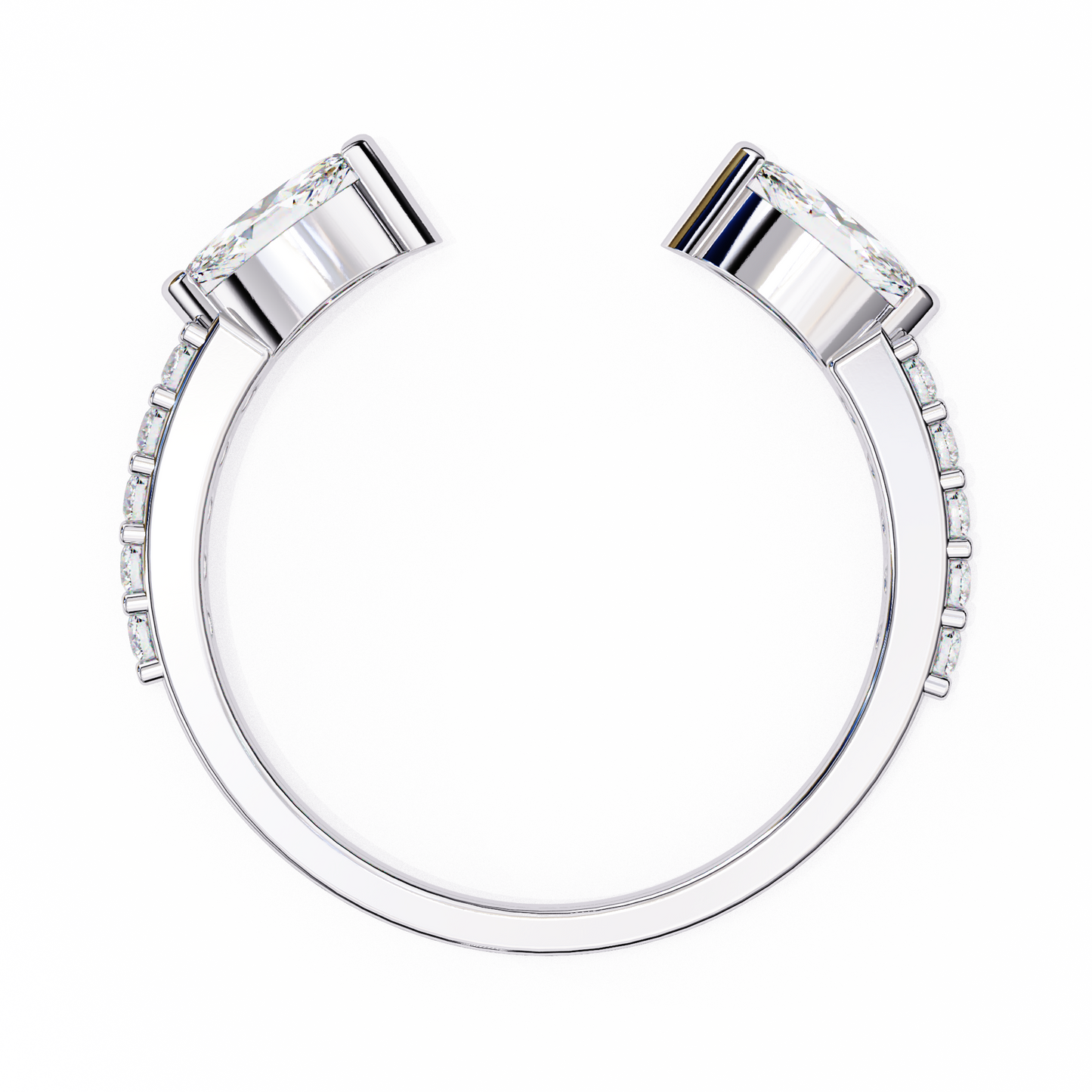 Unfolding Bloom Diamonds Ring