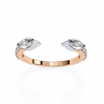 Unfolding Bloom Diamonds Ring
