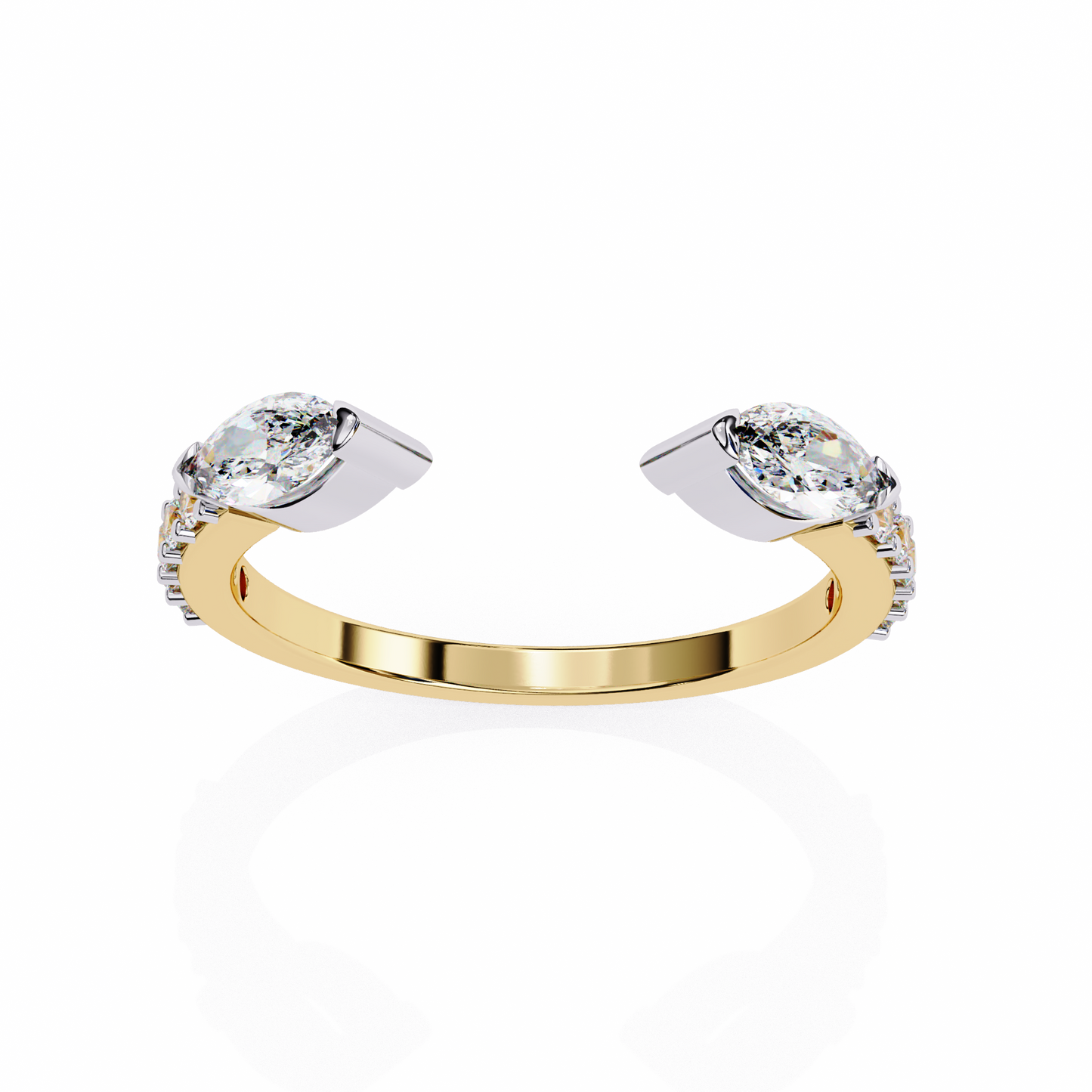 Unfolding Bloom Diamonds Ring