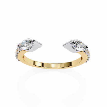 Unfolding Bloom Diamonds Ring