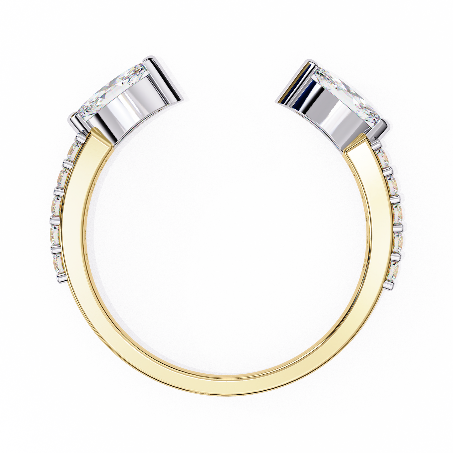 Unfolding Bloom Diamonds Ring