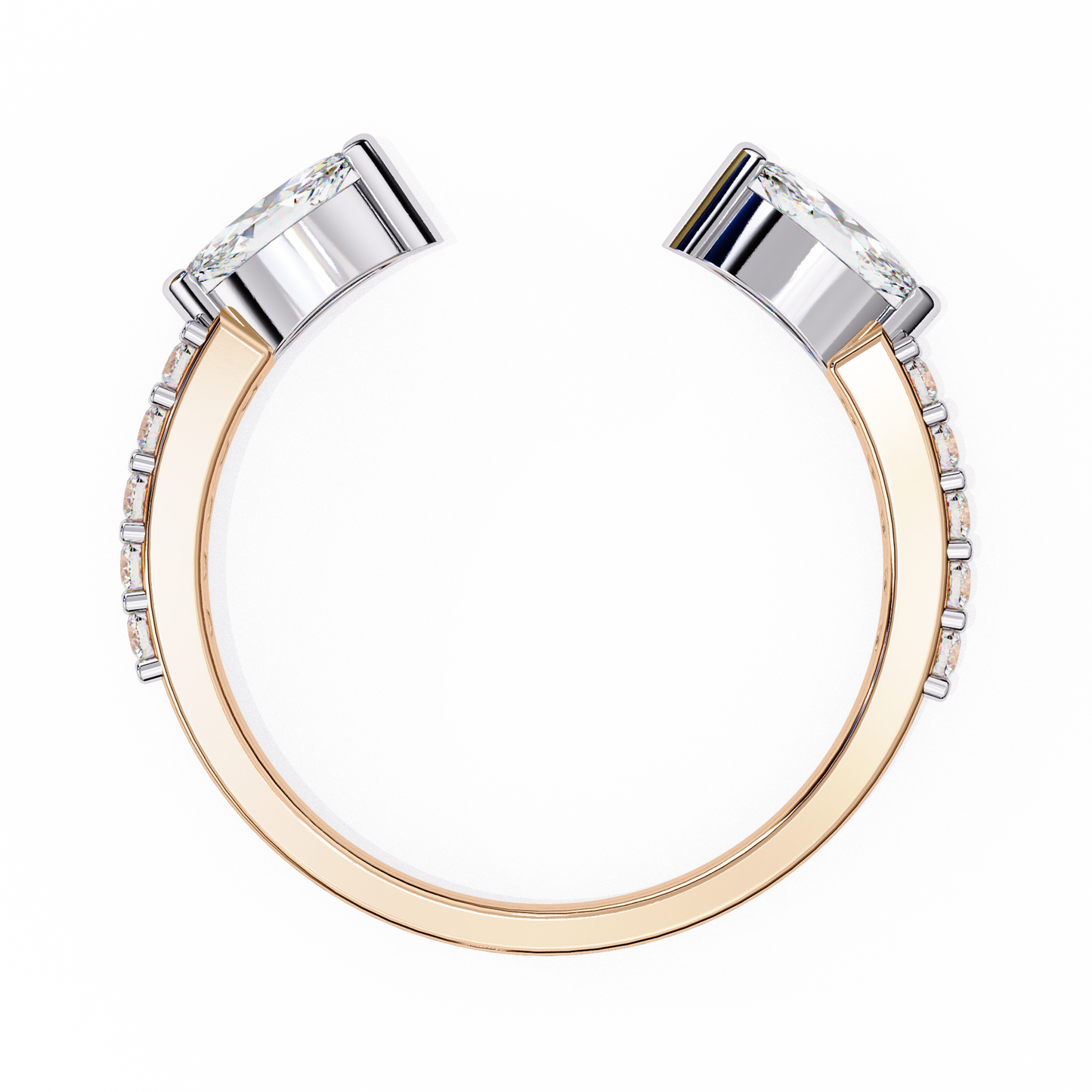 Unfolding Bloom Diamonds Ring