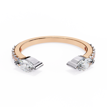 Unfolding Bloom Diamonds Ring