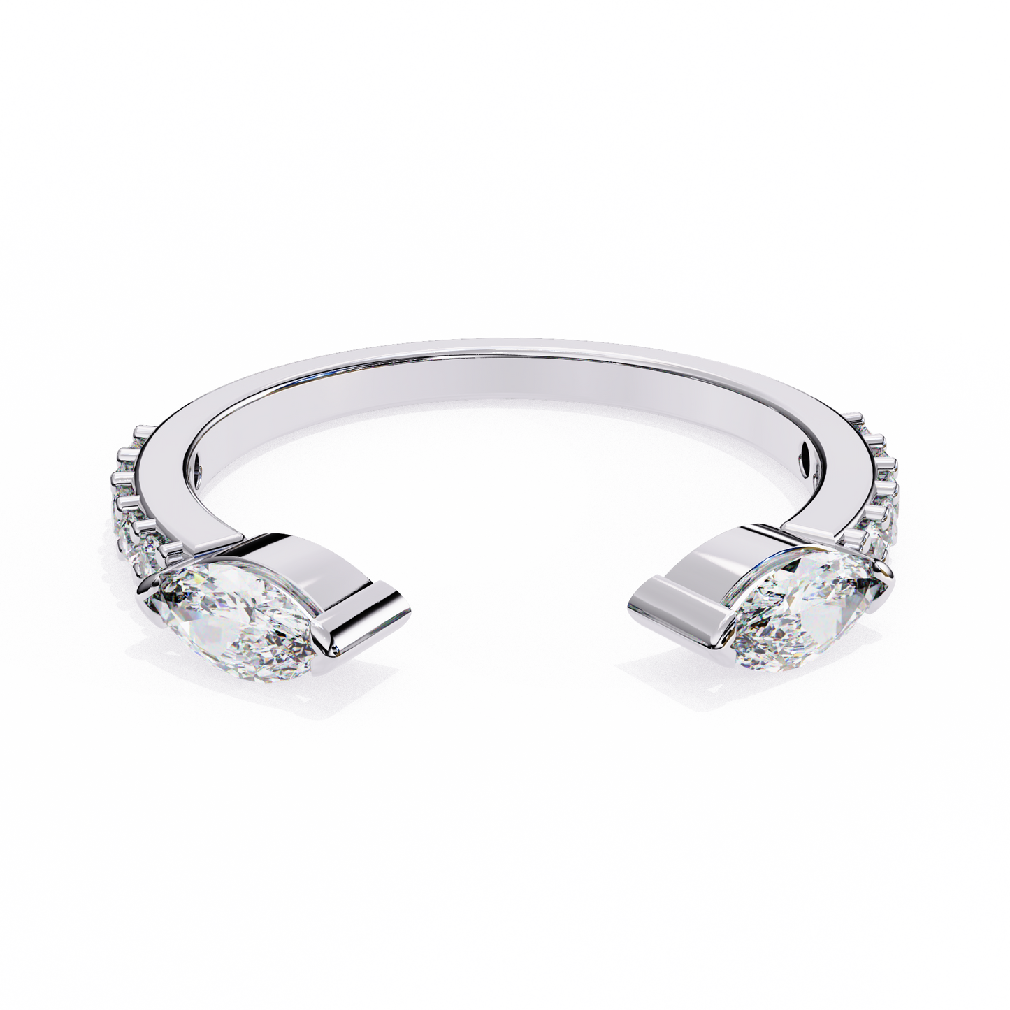 Unfolding Bloom Diamonds Ring
