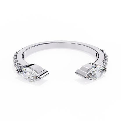 Unfolding Bloom Diamonds Ring