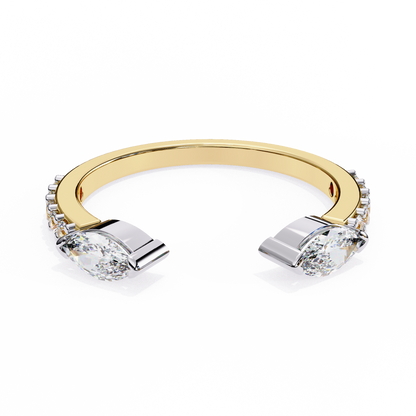 Unfolding Bloom Diamonds Ring