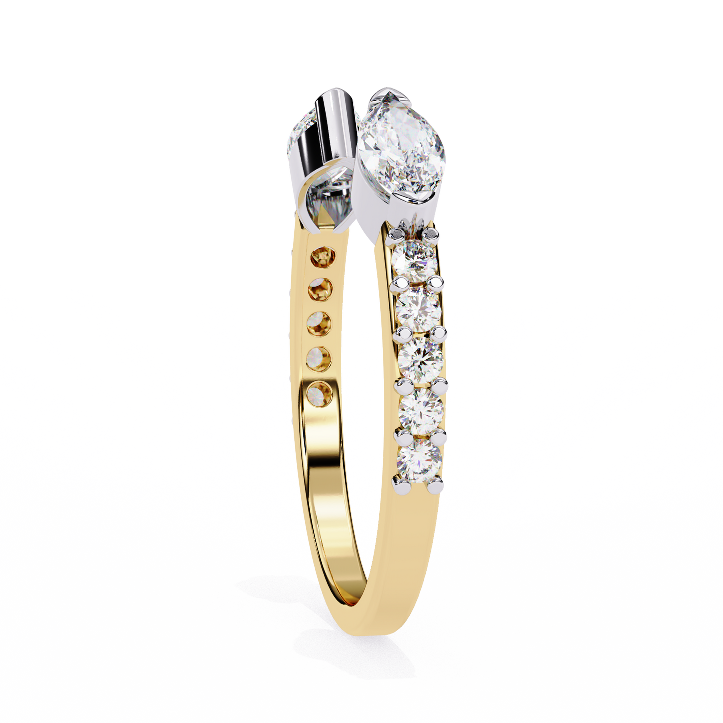 Unfolding Bloom Diamonds Ring