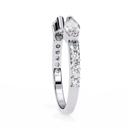 Unfolding Bloom Diamonds Ring