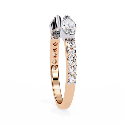 Unfolding Bloom Diamonds Ring