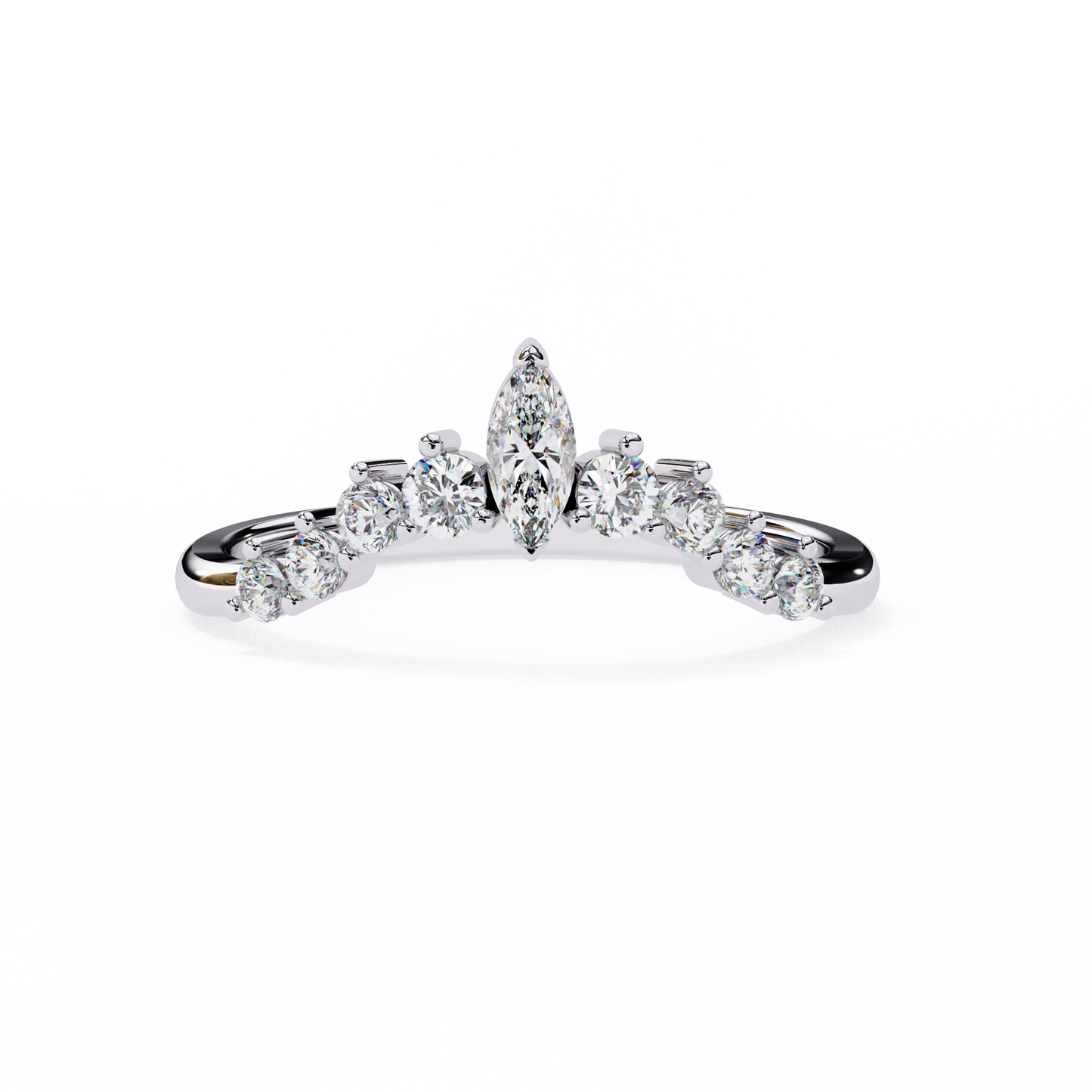 Mariselle Glow Band Ring