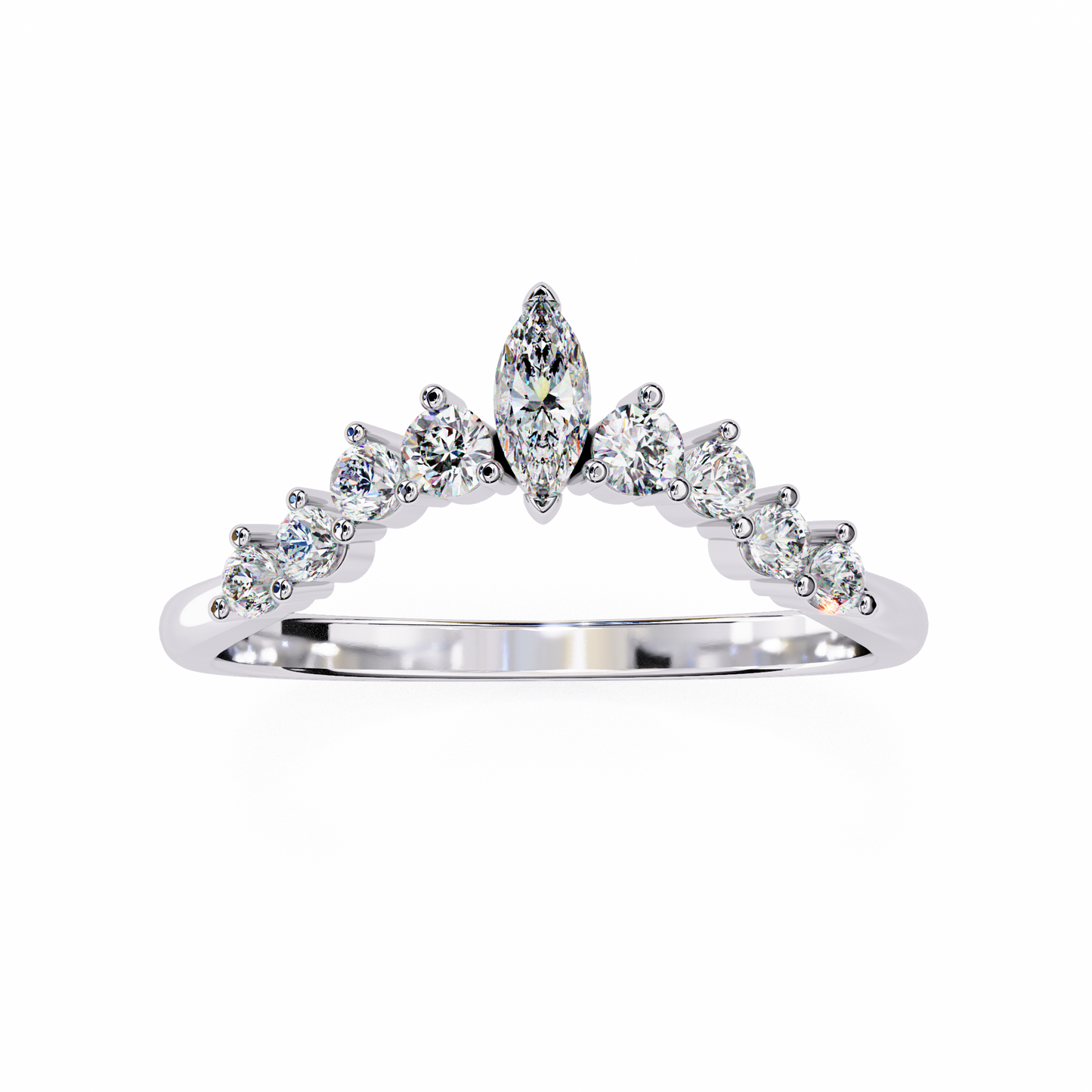 Mariselle Glow Band Ring
