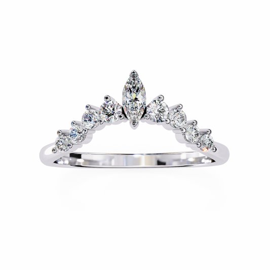 Mariselle Glow Band Ring