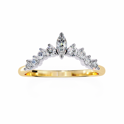Mariselle Glow Band Ring