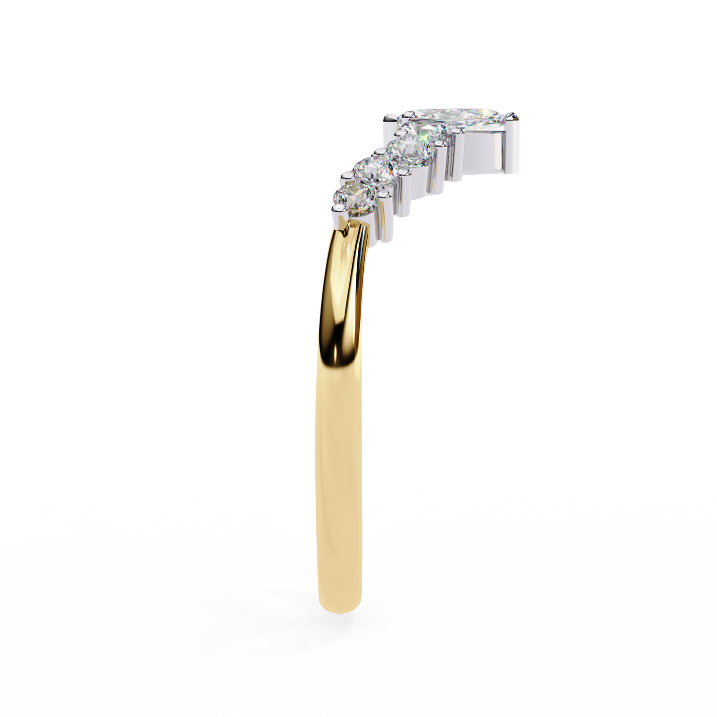 Mariselle Glow Band Ring