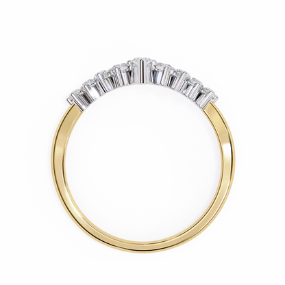 Mariselle Glow Band Ring