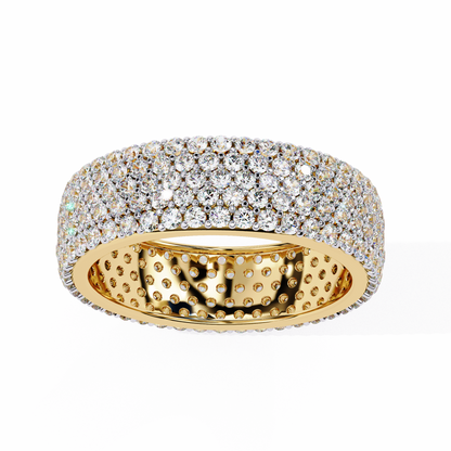 Lustra Quintet Diamond Band Ring