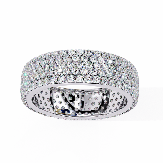 Lustra Quintet Diamond Band Ring