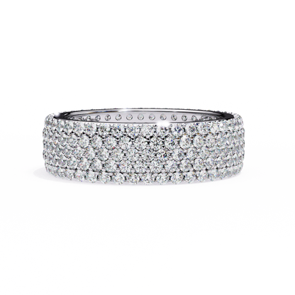 Lustra Quintet Diamond Band Ring
