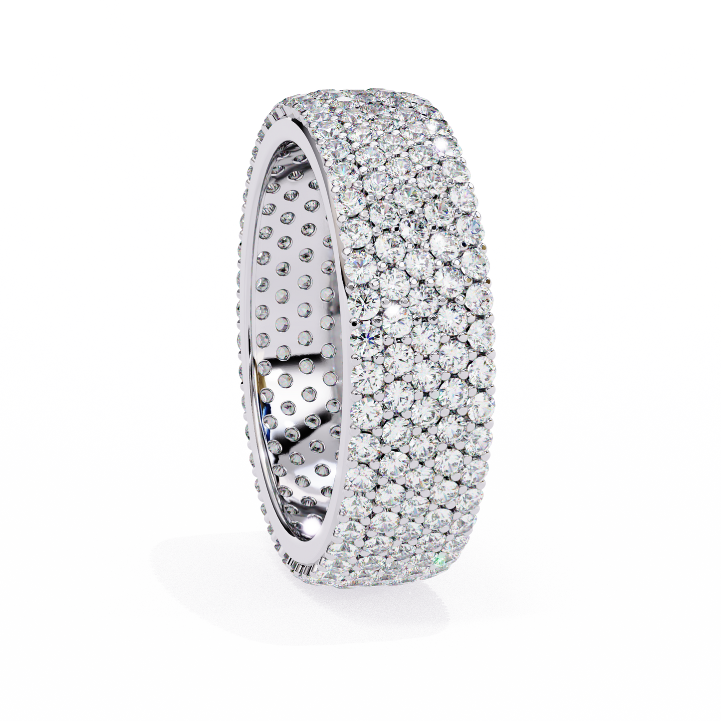 Lustra Quintet Diamond Band Ring