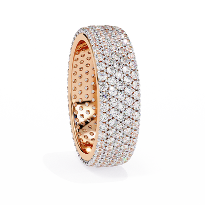 Lustra Quintet Diamond Band Ring
