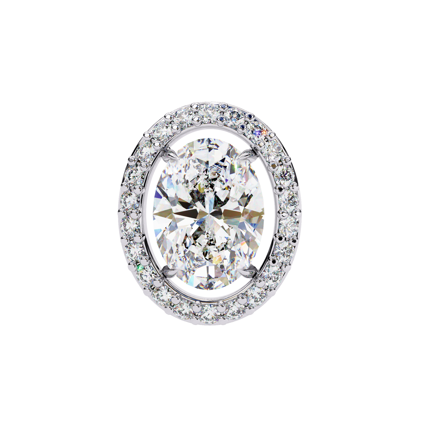 Ovalora Solitaire Studs