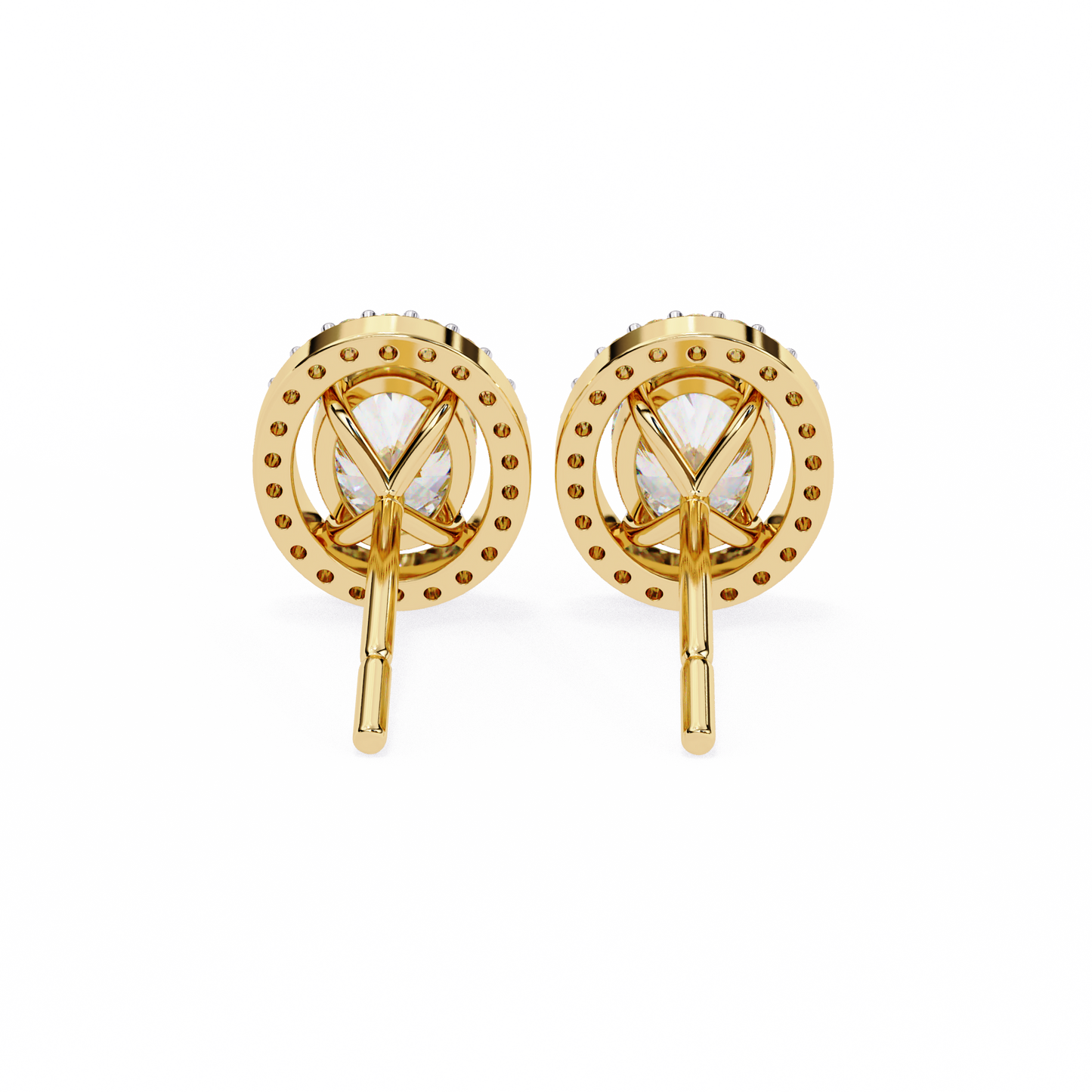 Ovalora Solitaire Studs