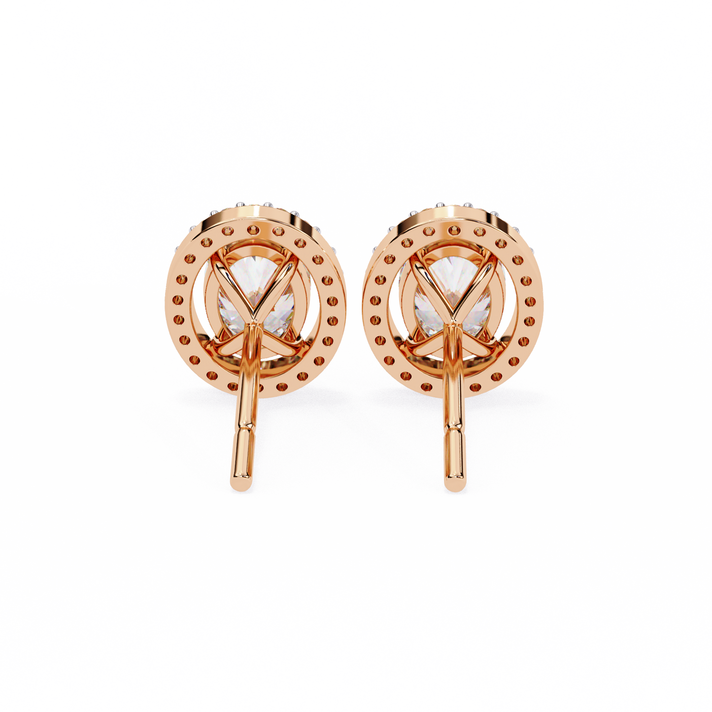 Ovalora Solitaire Studs